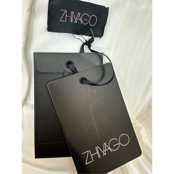 Zhivago Reine De Reinettes Gown In White US 6 $650 - Picture 11 of 12